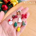 Keoker Christmas Clay Cutters, Christmas Polymer Clay Cutters for Earrings Making, 20 Clay Cutters Shapes (ALL)