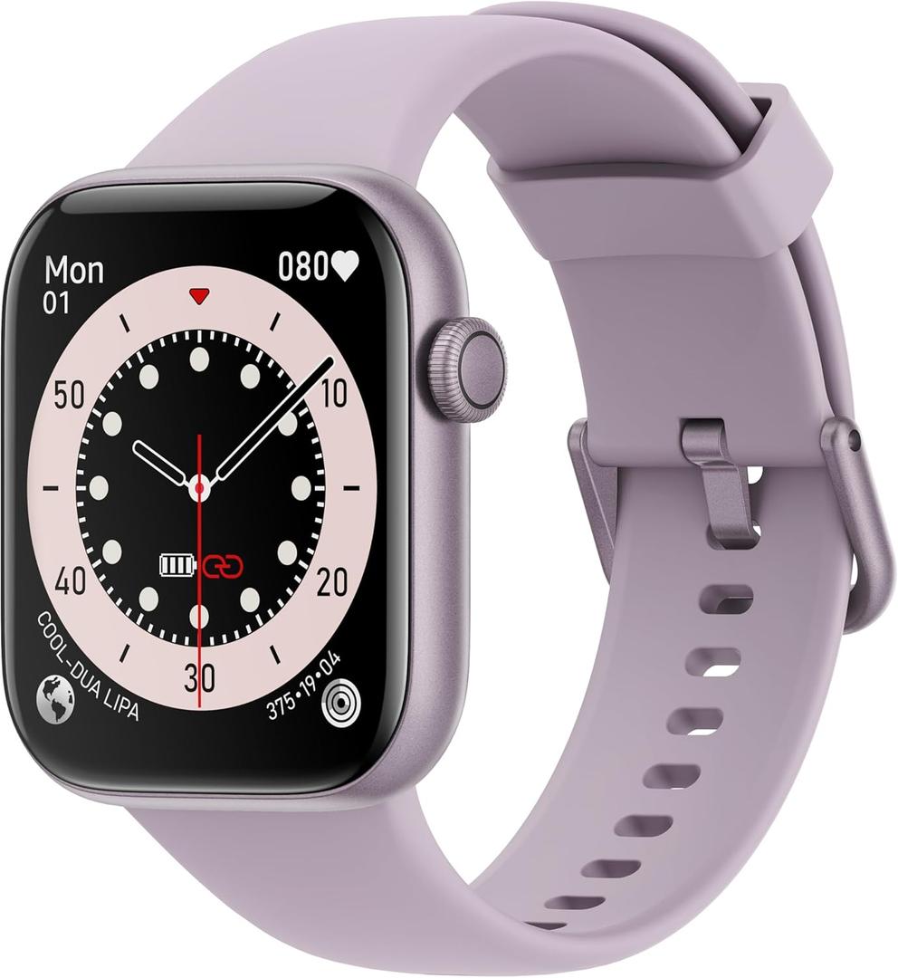 Smart Watch for Men Women Answer/Make Call, 1.85" Smartwatch, Fitness Watch with Heart Rate Blood Pressure Sleep Monitor, 140+Sports, IP68 Waterproof Step Counter Watch Compatible with Android IOS