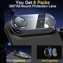 Ferilinso 6 Pack Camera Lens Protector for iPhone Air Accessories, Phone Case Friendly, 9H+ 17 Air Tempered Glass Cover, Ultra HD, Anti-Scratch, Not Easy to Break, Strong Adsorption (6.5 inches)