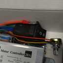 DC Motor Speed Controller DC 12V 24V 36V 48V 60V Pulse Width Modulation PWM Monitor Dimmer Governor 1200W 20A CW/CCW and Rotary Switches