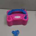 AGPTEK Electric Air Balloon Pump, 110V 600W Rose Red Portable Dual Nozzle Inflator/Blower for Party Decoration