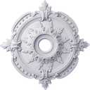 Ekena Millwork CM28BE 28 3/8"OD x 3 3/4"ID x 1 5/8"P Benson Classic Ceiling Medallion