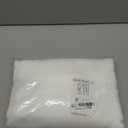 NICETOWN White Linen Sheer Curtains and Drapes 84 inches Long, Rod Pocket & Back Tab semitransparent with Light Through Vertical Window Treatments for Sliding Glass Door & Living Room, 52"W, Set of 2