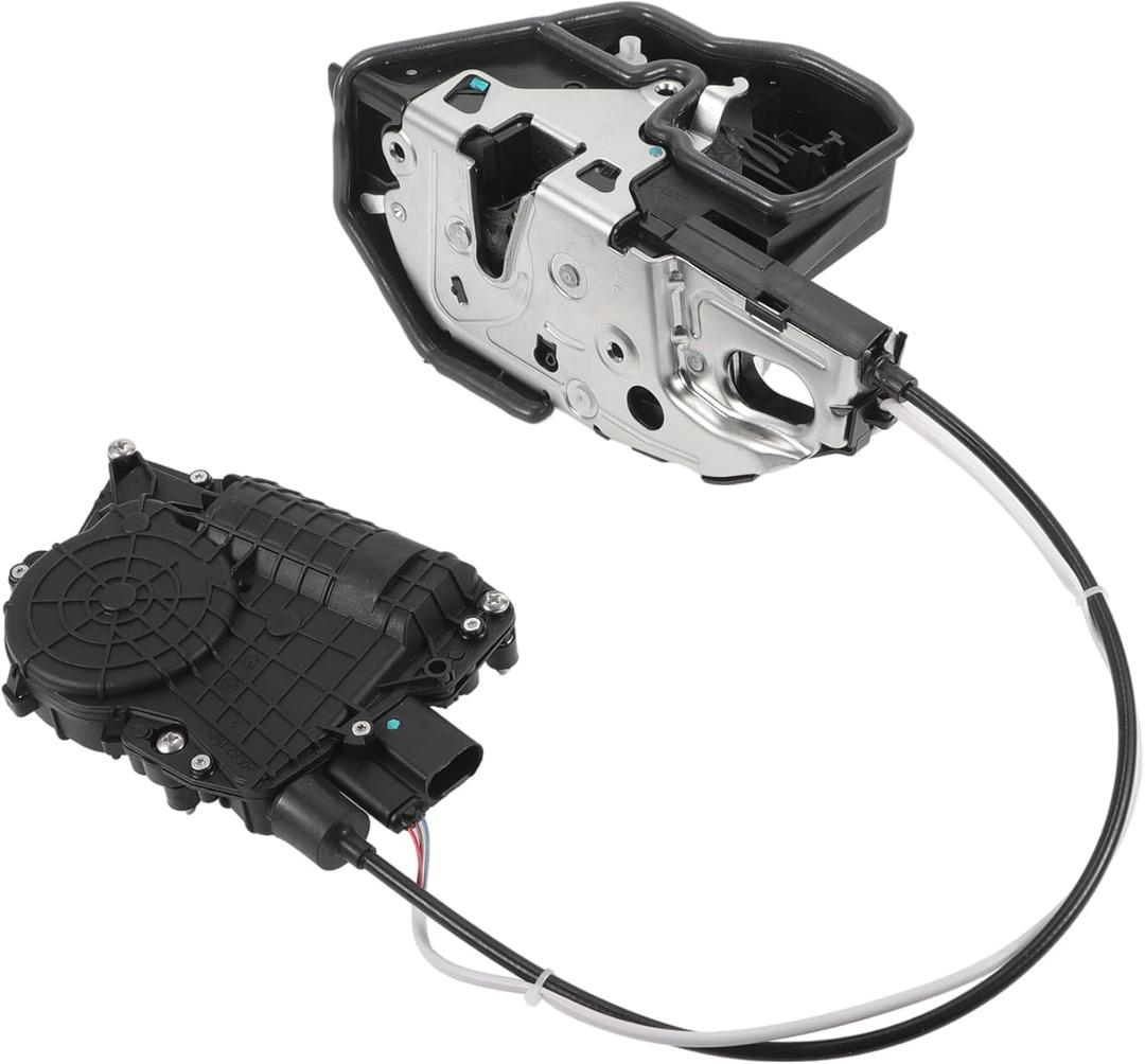 X AUTOHAUX Replacement Front Left Driver Side Power Door Lock Actuator Motor with Cable for BMW 650i 2013-2019 for BMW 650i XDrive 2013-2019 No.51217276319 Black