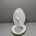 KOHLER 4636-RL-0 Cachet ReadyLatch Elongated Toilet Seat Slow Close, Soft Close Toilet Seat Quiet Lid, Contoured Grip-Tight Bumpers Installation Hardware, Apartment Essentials, White