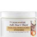 Creme of Nature Double Duty Stretch and Define Pudding with Butter Blend Flaxseed and Argan Oil, Moisture-Rich Anti-Shrinkage Curl-Defining Cream for Natural Hair Styling, 11.5 oz (6 Ounce (Pack of 1)