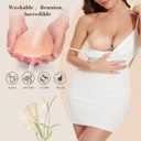 ChinEluviis Sticky Bra Invisible Breast-Lifting Silicone Pasties Adhesive Bras for Women Backless Dress (Beige, M)