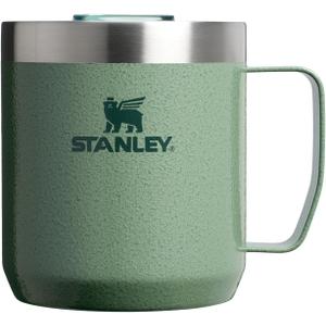 STANLEY Everyday Camp Mug | Drink Through Lid | Cup for Coffee, Tea and Drinks | Insulated Stainless Steel Coffee Mug | BPA-Free (12 Ounces, Hammertone Green)