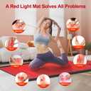 Dual Full Body Red Light Therapy Mat, Red Light Therapy Blanket, 2in1 LEDs(660nm& 850nm), Premium Leather, Adjustable Timer & Intensity
