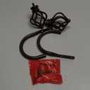 KAMANINA Decorative Curtain Drapery Holdbacks for Wall, Bronze Curtain Tiebacks Holders with Screws Wall Mounted for Drapes Window Home Decoration, Twisted Cage Finials, 1 Pair/2 Pack, Small