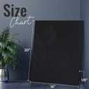 Black Foam Board 16 x 20 15 Pack, 1/8" (3mm) Thick Foam Core Poster Board Sheets for Art, Crafts, Vision Board, School Projects, Presentations & Signs