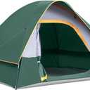 Camping Tent 2-4 Person, Waterproof Windproof Tent with Rainfly Easy Set up-Portable Dome Tents for Camping