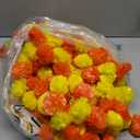 10 PC - 5 feet Marigold Garland |Indian/American Wedding Party Mantle Decoration, Faux Garlands Wedding Garland, Diwali Decoration, Spring Bush Floral! (Yellow & Dark Orange)