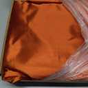 P Pothuiny 5 Pieces Satin Pintuck Duvet Cover Set, Silky Like Burnt Orange Pinch Pleat Duvet Cover King Size Luxury Bedding Set with Corner Ties, 2 Pillow Shams + 2 Pillowcases (No Comforter)