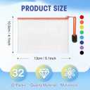 Jetec 32 Mesh Zipper Bags Bikini, Sweet Color, 5.1 x 4.1 Inch, 32 Pcs