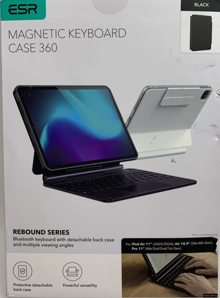 ESR Magnetic Keyboard Case 360 Rebound Series For iPad Air 11 Air 10.9, Pro 11