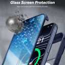VOFATA for iPhone 17 Pro Max Case, 360 Full Body with Built-in 9H Tempered Glass Screen Protector, Fit for MagSafe, Mil-Grade Drop Protection, Drop Proof Magnetic iPhone 17 Pro Max Phone Case, Blue