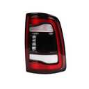 Jecoupoon Smoked Right Side Tail Light Assembly w/Blind Spot Compatible with 2019-2023 Ram 2500 3500 Passenger Side Black Bezel Rear Tail Lamp 68361722AH CH2801224 (Right)