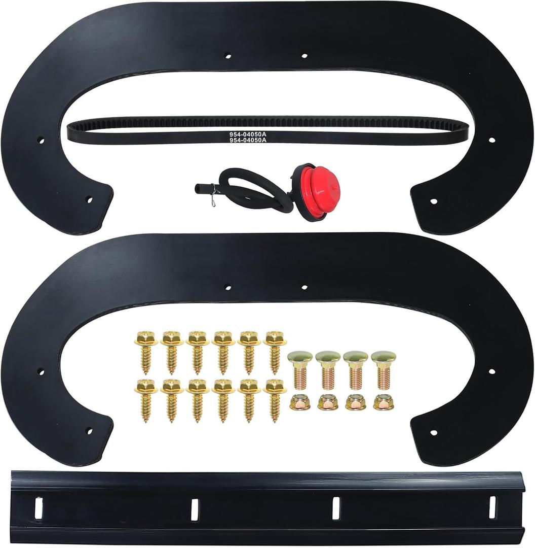 GUSUHAWK 753-06469 Paddle Kit with 731-08171 Shave Plate 954-04050A Belt Replace MTD 753-06469 Auger Paddle for Cub Cadet 221L, 221 HP, Troy Bilt Squall 2100, 208E, 210, 210E Snow Throwers