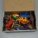 Kimicare Kids Dinosaur Figures Toys, 18 Pcs Plastic Dinosaur Toys for Kids 3-5, STEM Educational Realistic Dinosaurs Figurine Playset for Toddlers, Dino Toy Birthday Gifts Boys Girls