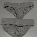 KNK Mens Gym Jockstrap Supporter with Back Cover | 100% Organic Cotton Jockstrap with Cup Pocket | Sports Fit (Large, Grey - Pack of 2)