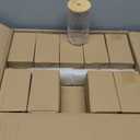 VITEVER [ 20pcs Set ] Glass Cups with Bamboo Lids and Glass Straw - Beer Shaped 16 oz Iced Coffee Drinking Glasses, Cute Tumbler Cup for Smoothie, Boba Tea, Whiskey, Water