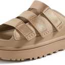 UGG womens Goldenglow Slide (8, Dark Sand)