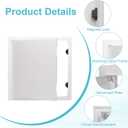 PATIKIL Drywall Access Panel 17x17 Inch, Aluminum Frame Wall Hole Cover Plumbing Access Doors with Click Open/Close Mechanism for Wall Ceiling, White
