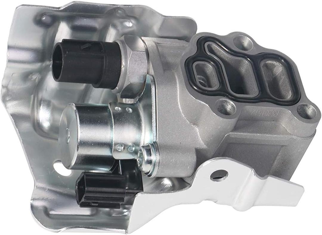 Spool Valve Assembly with Oil Pressure Switch - VTEC Solenoid - Compatible with Honda & Acura Vehicles - Accord 2.4L, Civic 2.0L, CR-V, Element, RSX - Replaces 15810RAAA03, 15810-RAA-A01, 917224