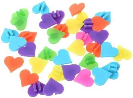 72Pcs Love Shape Colorful Bike Spoke Decorations, Colorful Bike Wheel Spokes Plastic Clip Bead, Kids Bike Accessories, Fun Gifts for Kids and AdultsSpokes and PartsBike Spoke Decorations