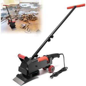 Electric Floor Scraper with 2 Blades, Detachable Handle, High-Powered Motor Suitable for Remove Carpet, Underlay, Vinyl, Glue-Down and Parquet Flooring