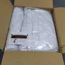 Obstal 10-Pack Stretchy Spandex Tablecloth for 6 Foot Rectangular Table - Universal Fitted Table Covers, Ideal for Weddings, Banquets & Events (White, 72" L x 30" W x 30" H)