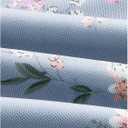 Verdusa Women's Floral High Waist Side Slit Maxi Skirt Mesh Drawstring Bodycon Ruffle Hem Long Skirt (XL)