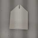 Tissue Box Cover PU Leather Tissue Holder Square Facial Tissue Case Facial Paper Organizer Dispenser for Bathroom, Vanity Countertop, Tabletop, Car, White