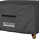 ULTCOVER Outdoor Coffee Table Cover, Waterproof Rectangular Patio Small Side Table Cover 50x30x18 inch, Black