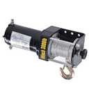 Electric Winches Kit, Low Resistance 3000LBS Copper Core Terminal Electric Winch Non Slip with Alloy Steel Hook for Recovery for Truck for ATV