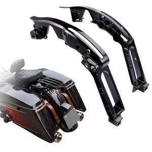 Fender Support Kit Compatible with Harley Touring CVO Road Glide/Street Glide/Road King/Electra Glide/Ultra Limited 2014-2025, CVO Limited 2014-2020 (Black)
