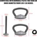 PHOEROS Adjustable Dumbbell Set - 44/66/88 LBS weights set, Dumbbell Barbell 3 in 1, Steel Dumbbells Pair with Connecting Rod for Adults Women Men Fitness Workout, Home Gym Exercise Training Equipment