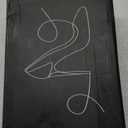 mysoft Women's Chunky Block High Heels Elastic Knit Open Toe Slingback Heeled Sandals (8.5 Wide, Black Hook & Loop)