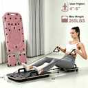 Pilates Reformer Board for Home Workout, Wooden Pilates Equipment Set