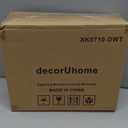 decorUhome Picture Frames Collage Wall Decor for Photo Gallery Display, Assorted Picture Frames set of 10 Including Two 8x10 / Four 5x7 / Four 4x6 for Family Wall Decor, Distressed White, 10 Pack