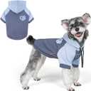KYEESE Dog Hoodie Stretchy Cat Coat with Leash Hole Soft Dog Clothes for Small Dogs Pet Sweatshirt with Drawstring Dogs Winter Coat for Cold Weather Comfort Cat Sweater Warm Pet Clothes