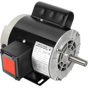 1/3HP Electric Motor General Purpose Single Phase Motor 3450RPM 115/230V ODP IP23 5/8" Shaft Diameter CW/CCW