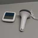 Newentor Pool Thermometer Floating Easy Read, IPX8 Wireless Swimming Pool Thermometers with Indoor Thermometers, Floating Thermometer for Spa/Hot Tub/Fish Tank, Milky White