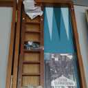 Pointworks 20 Inch Large Backgammon Sets for Adults, Green Backgammon Board, Solid Wood. Removable Accessory Tray, Premium 1.5 Inch Checkers & Dice Set, Backgammon Game Set Backgammon Table, 20 inches x 10.5 inches