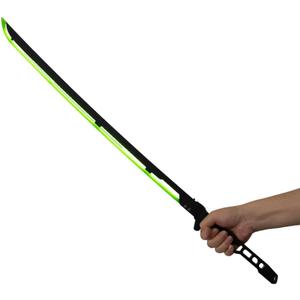 Future LED Sword, 31.3 inches LED Sword Model for Halloween Cosplay Costume Props,Fit Party Music Festival Accessorie (Green)