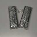 Gold Table Leg Extenders (4 Pack) - Adjustable 2, 4, or 6 Inch Heavy Duty Steel Risers for Folding Tables - Anti-Wobble Height Extension for Straight & Bent Legs, Sewing, and Standing Desk