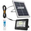 TFKK 200W Solar Street Light Waterproof, 16ft Wire 20000LM LED Security Flood Lights Outdoor, Automatic Dusk to Dawn Solar Lights Outdoor for Outside Garden Yard Path Parking Lot