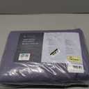 LuxClub King Size Sheets Set, 100% Rayon Derived from Bamboo Cooling Sheets, Breathable & Soft Deep Pocket Up to 16", Hotel Luxury Silky Sheets King Size, Light Grey (45-sliver Grey)