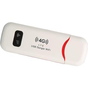 Portable WiFi Hotspot, 4G LTE USB Mobile Router, Standard SIM Card, B1/B3/B5 4G LTE Frequency Band, B1 3G UMTS Band, 150mbps, Support 802.11 B/g/n, 10 Users